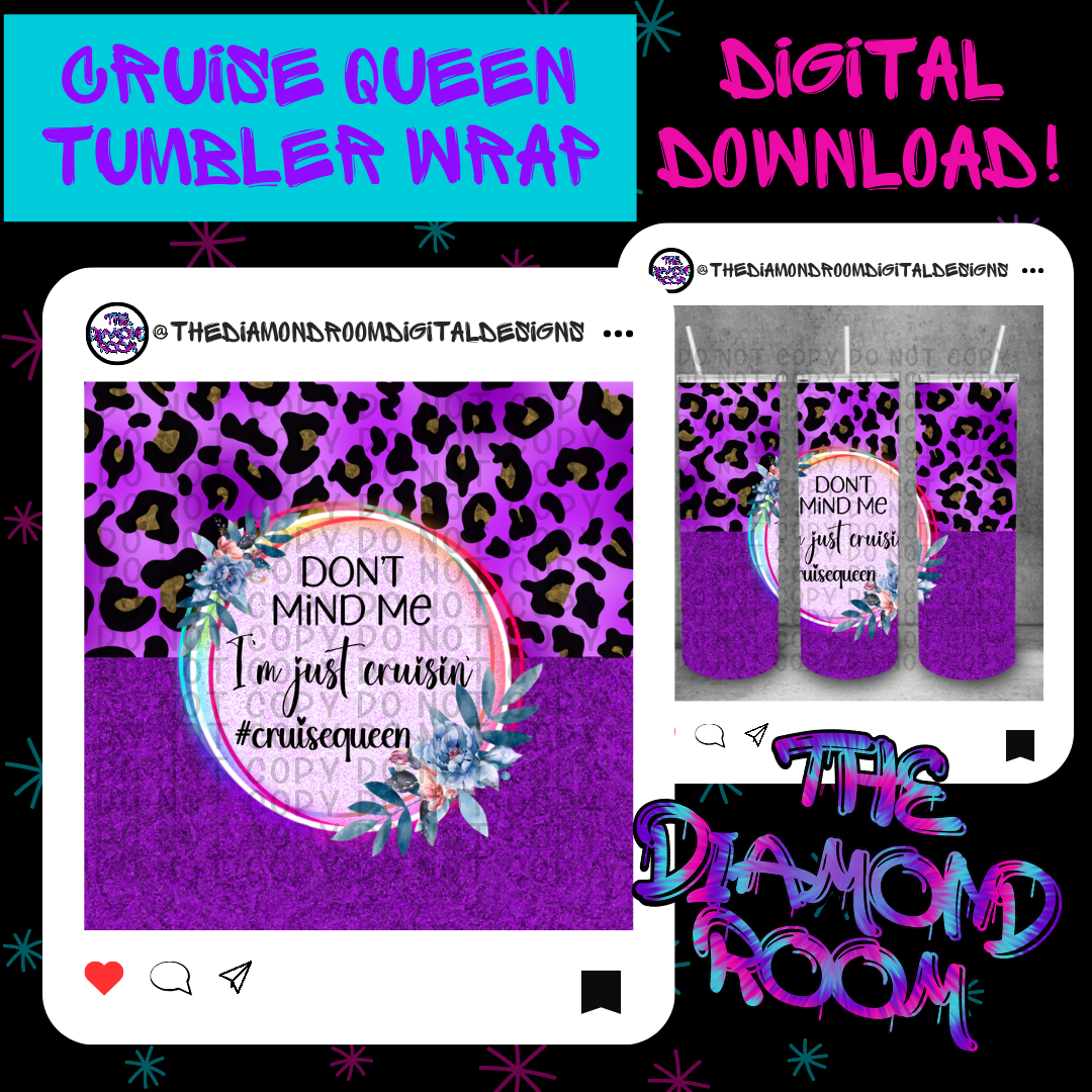 Cruise queen Tumbler Wrap