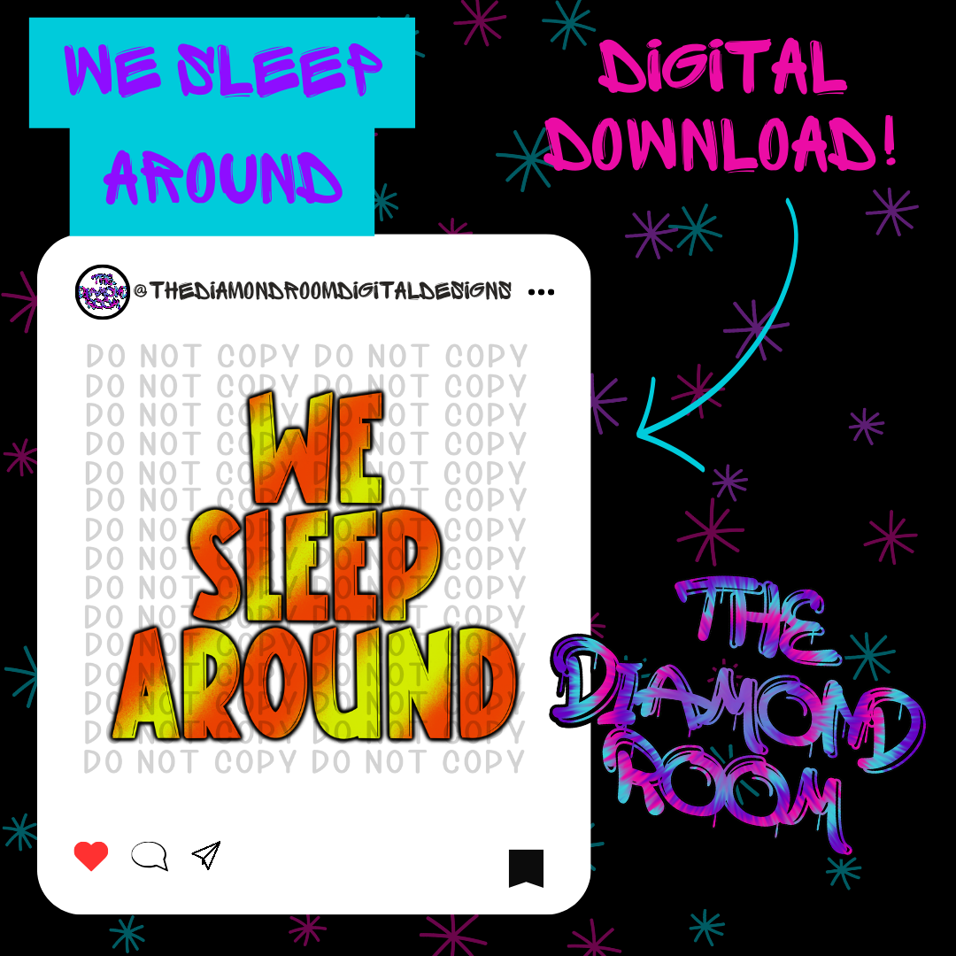 We sleep around - red