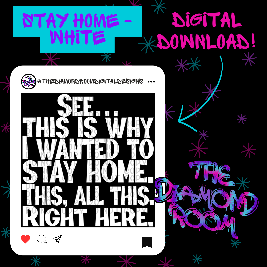 Stay home - White