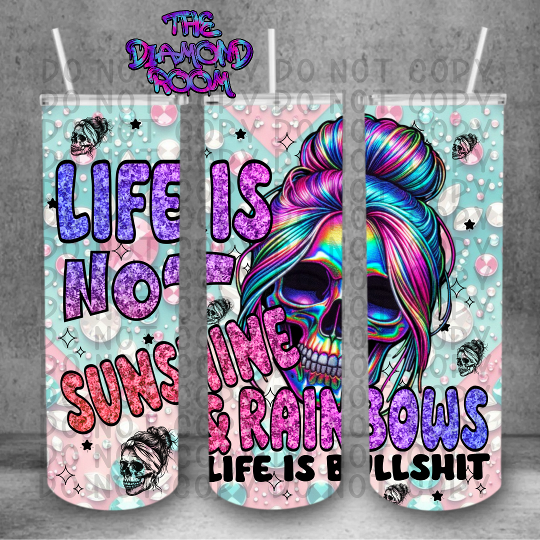 Rainbows - swear Tumbler Wrap