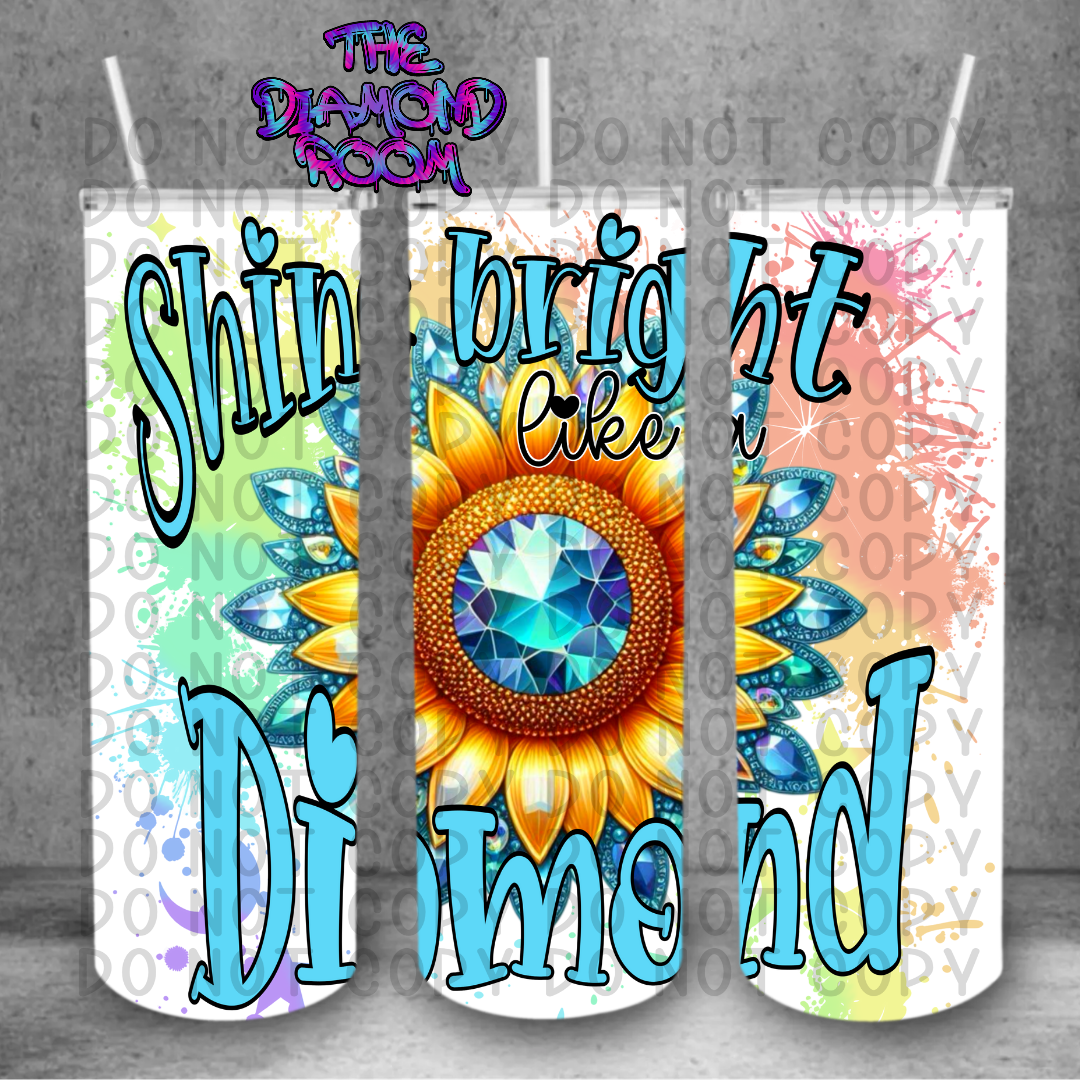 Diamond- Blue Tumbler Wrap