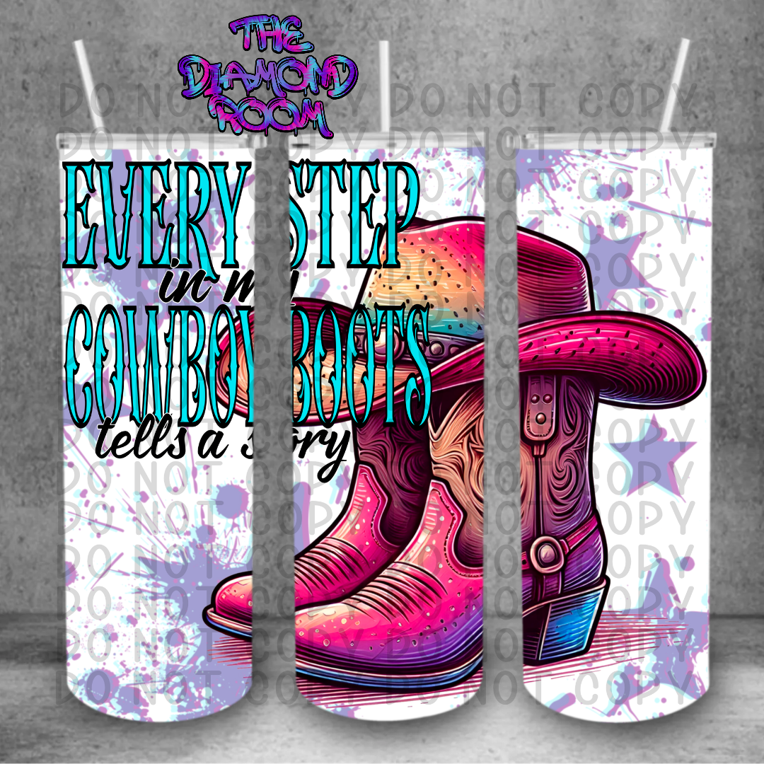 Story Blue Tumbler Wrap