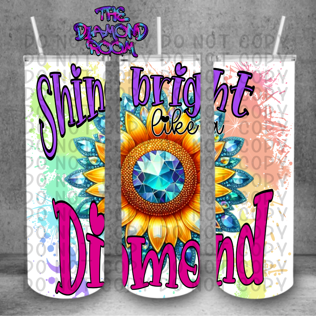 Diamond Pink Tumbler Wrap