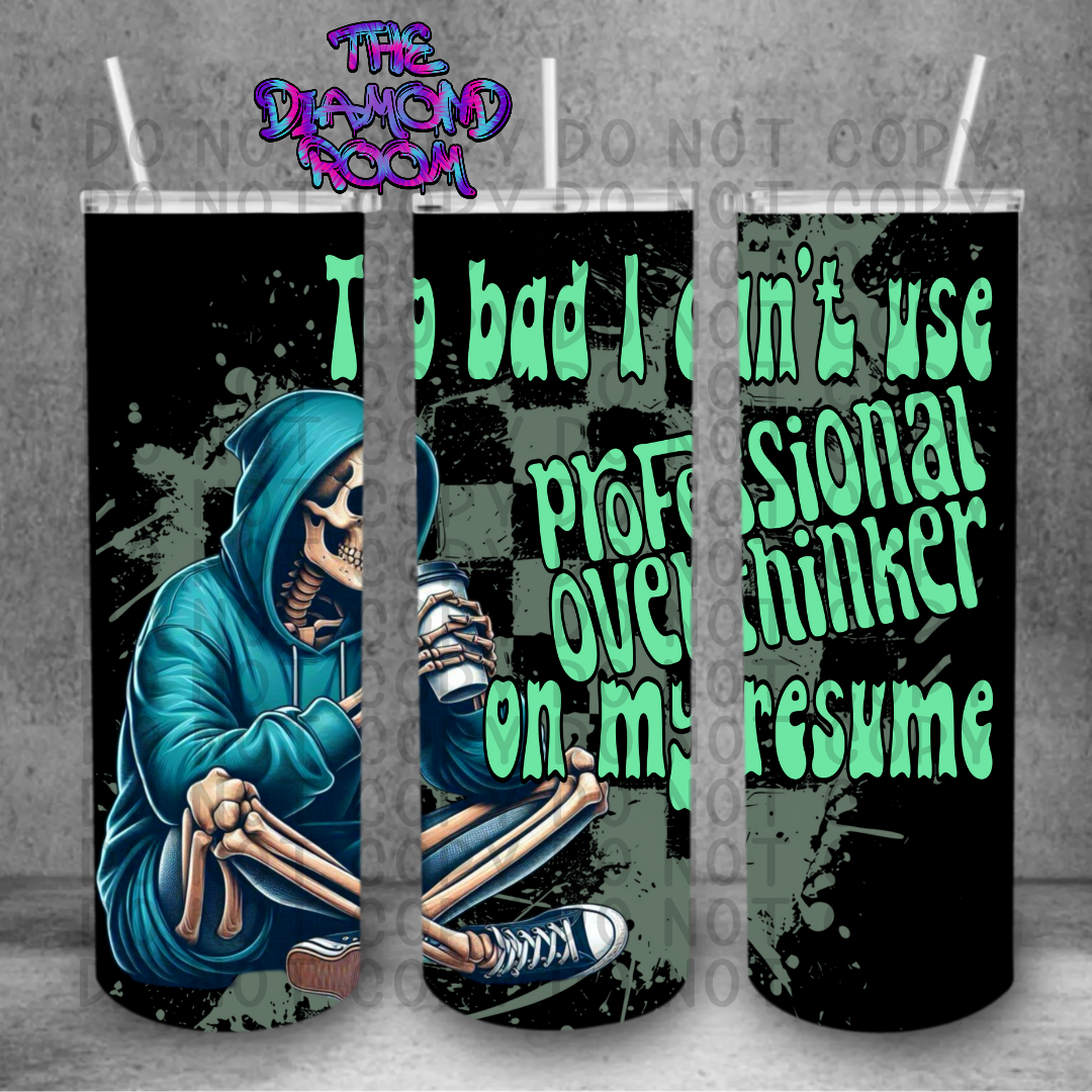 Overthinker Tumbler Wrap