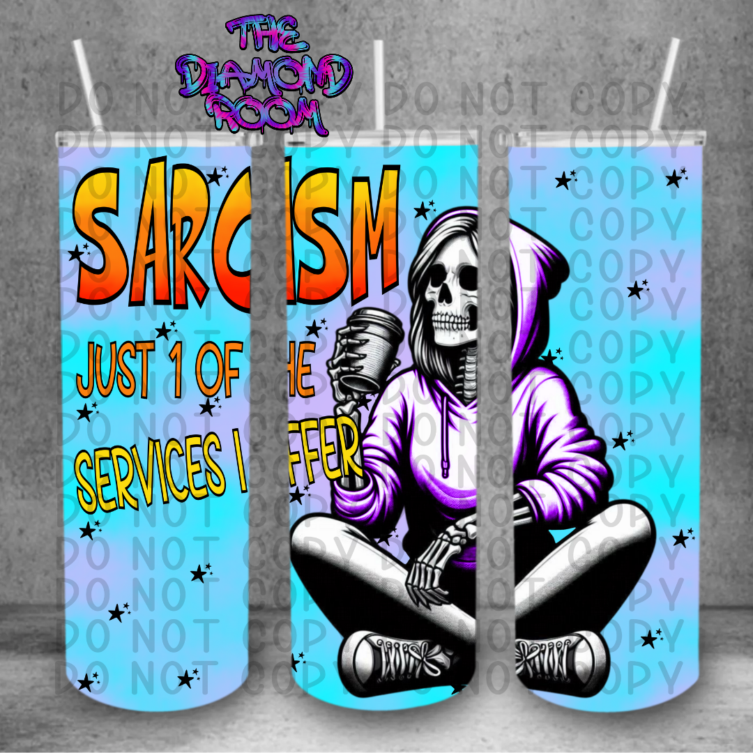 Sarcasm Tumbler Wrap