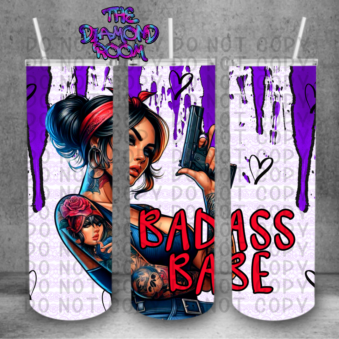Badass Babe Tumbler Wrap