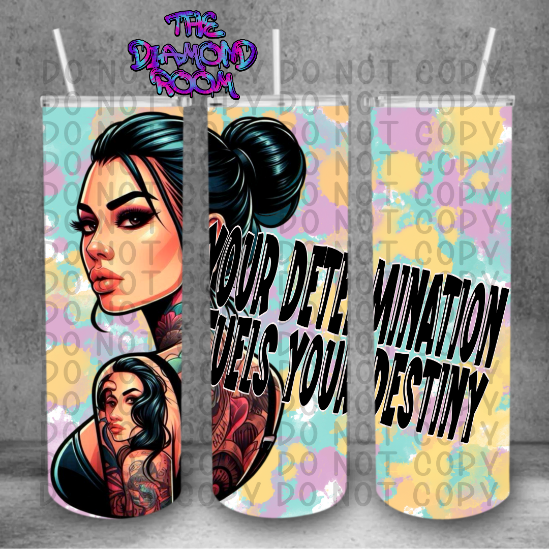 Determination Tumbler Wrap