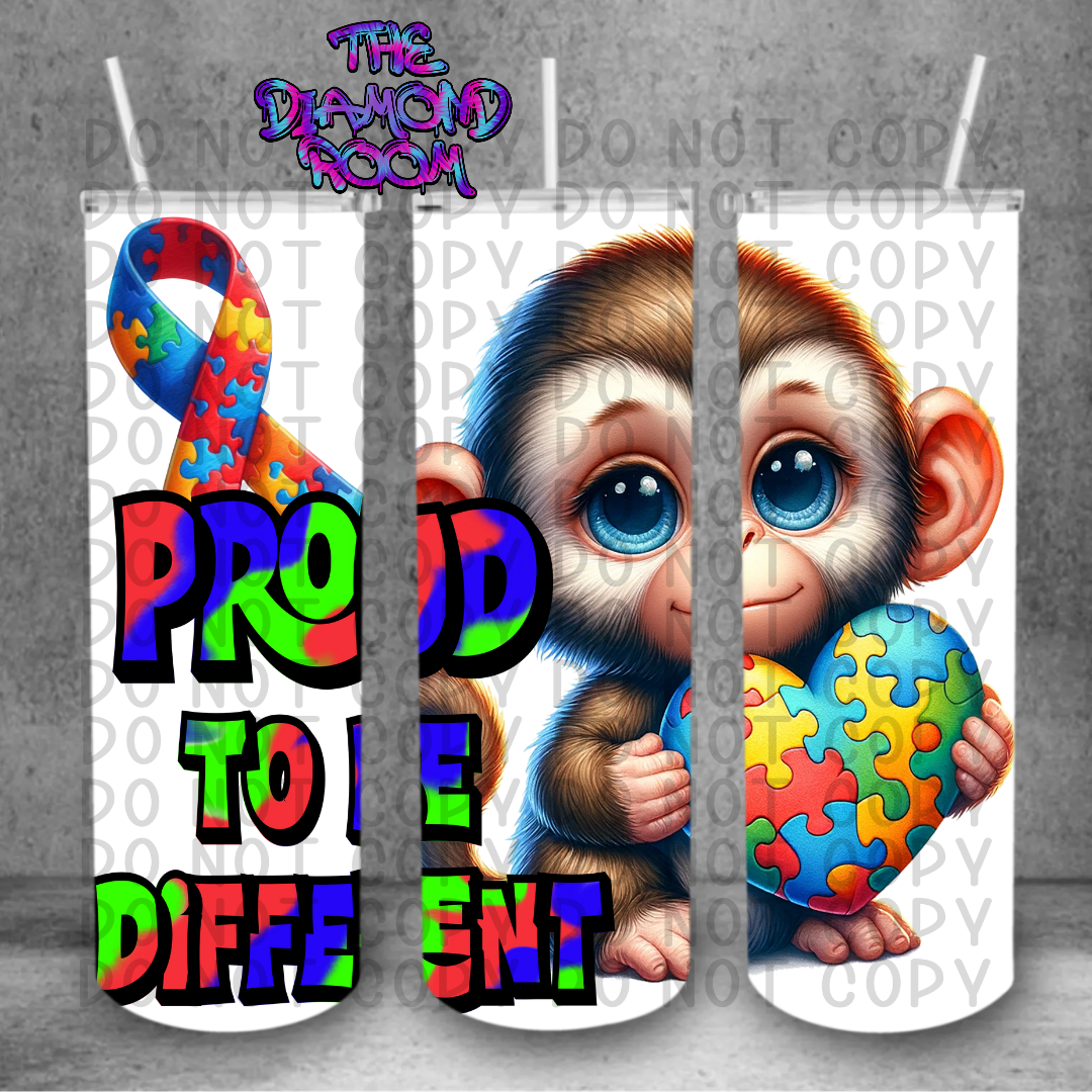 Proud - Monkey Tumbler Wrap