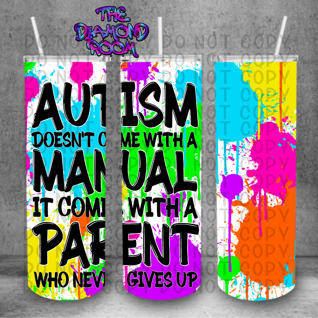 Autism parent Tumbler Wrap