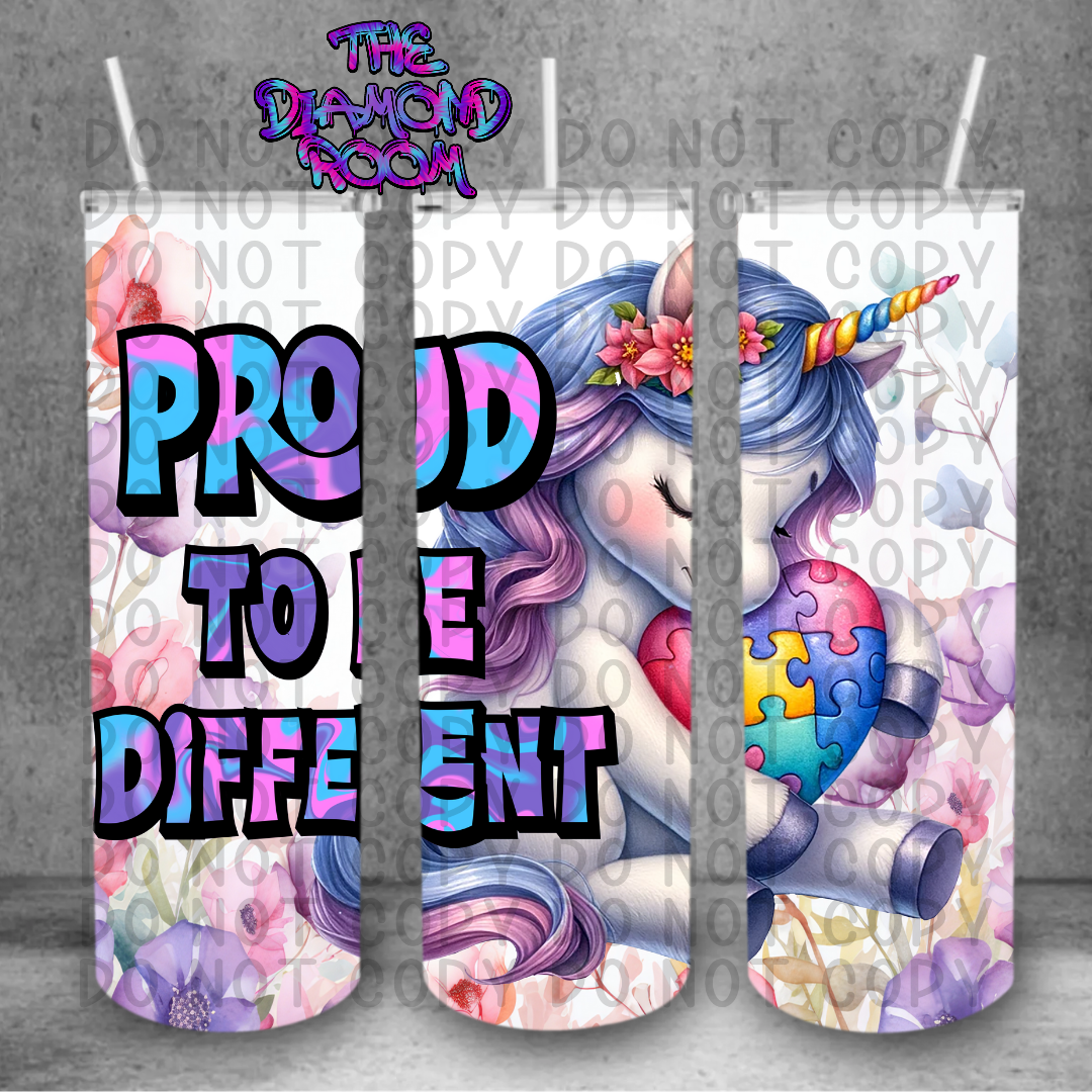 Proud - Unicorn Tumbler Wrap