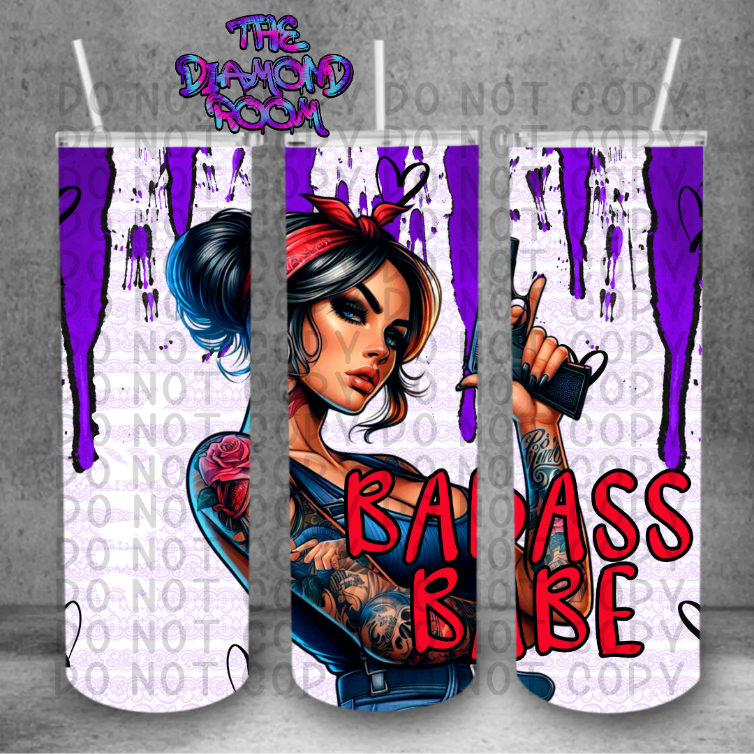 Bad ass personalise Tumbler Wrap