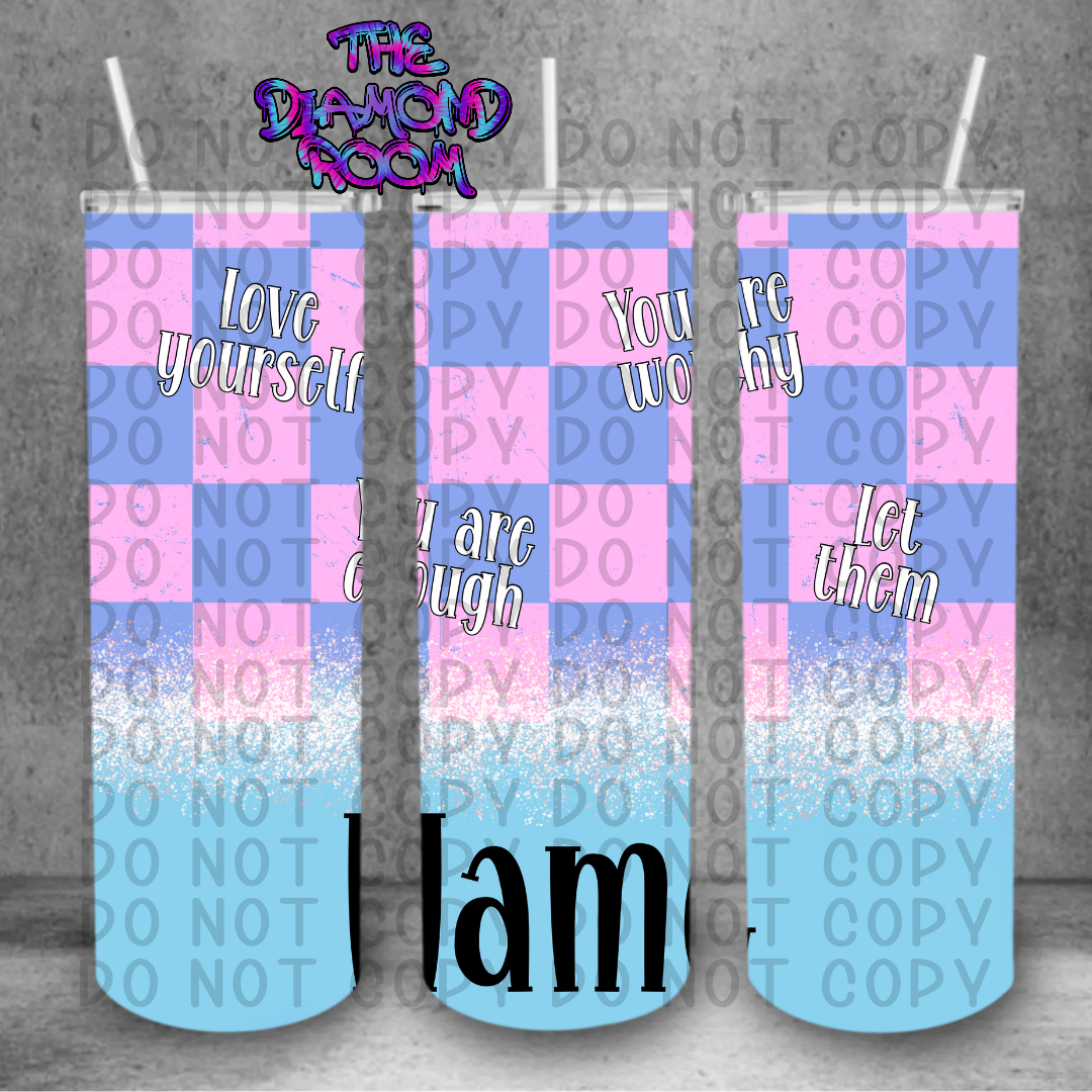 Positivity personalise Tumbler Wrap