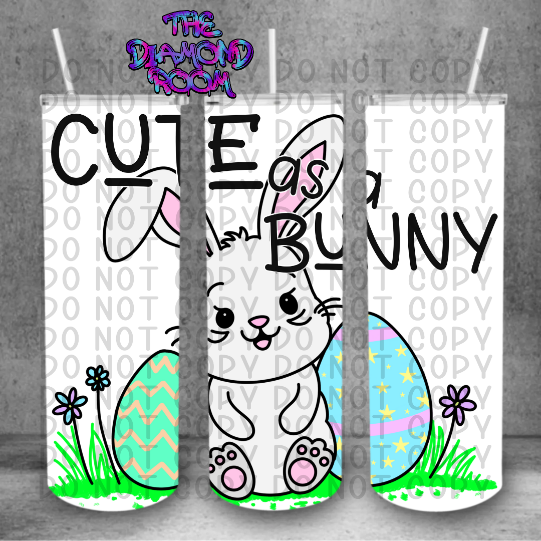 Cute as a Bunny Tumbler Wrap