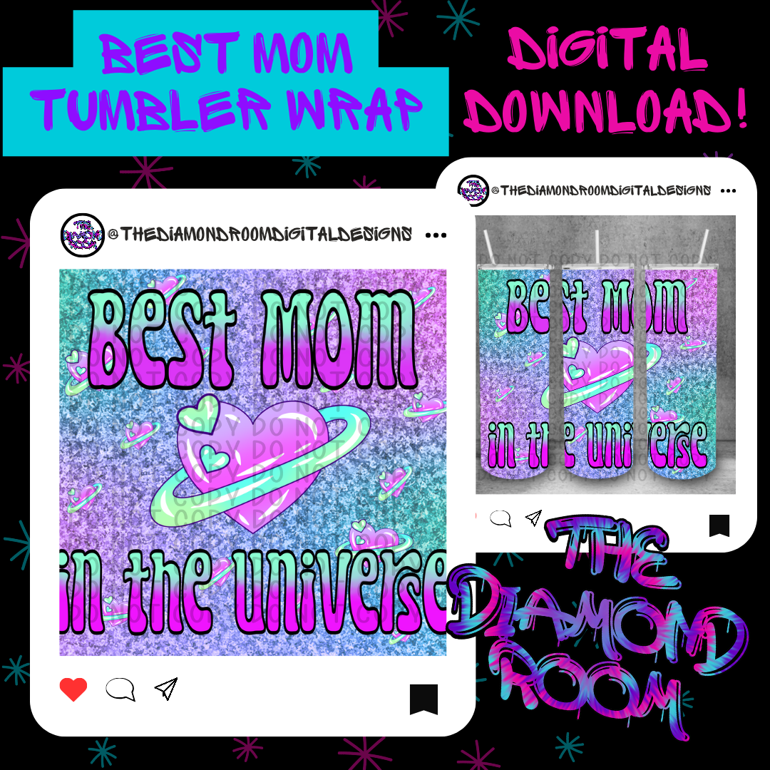 Best Mom Tumbler Wrap