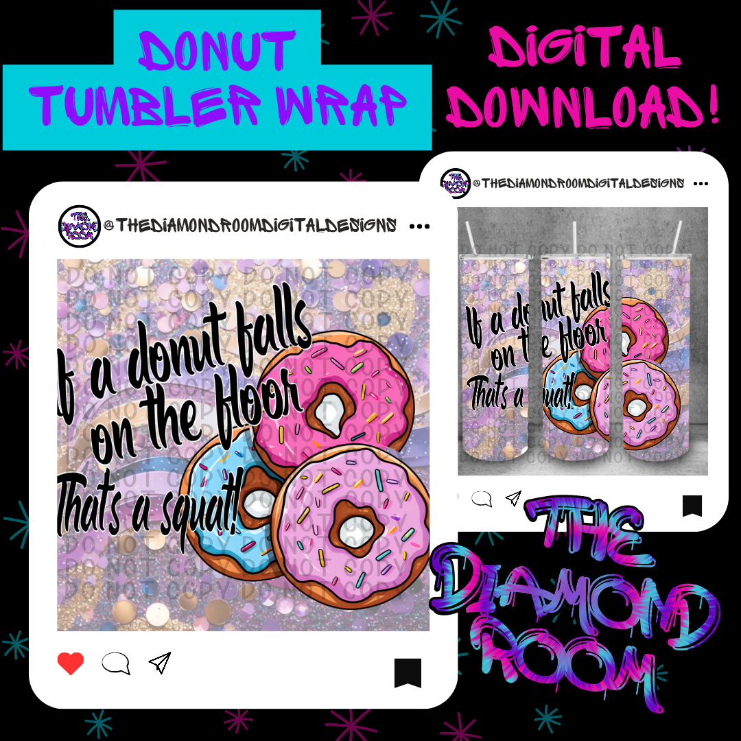 Donut Tumbler Wrap