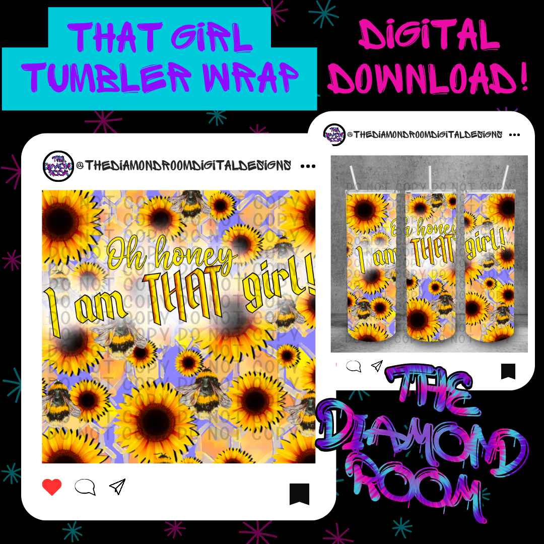 That Girl Tumbler Wrap