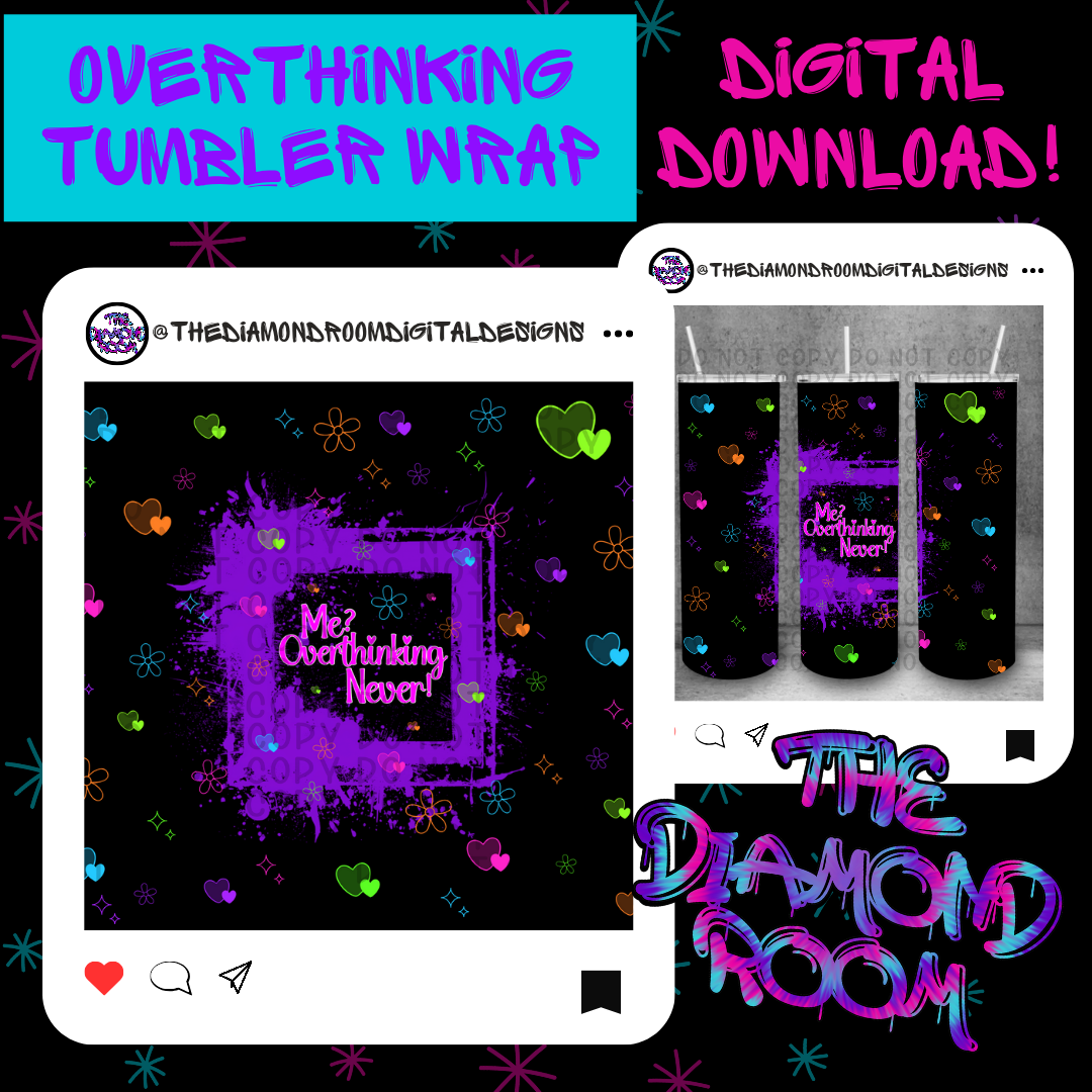 Overthinking Tumbler Wrap