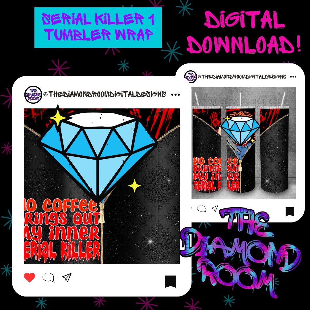 Serial Killer 1 Tumbler Wrap