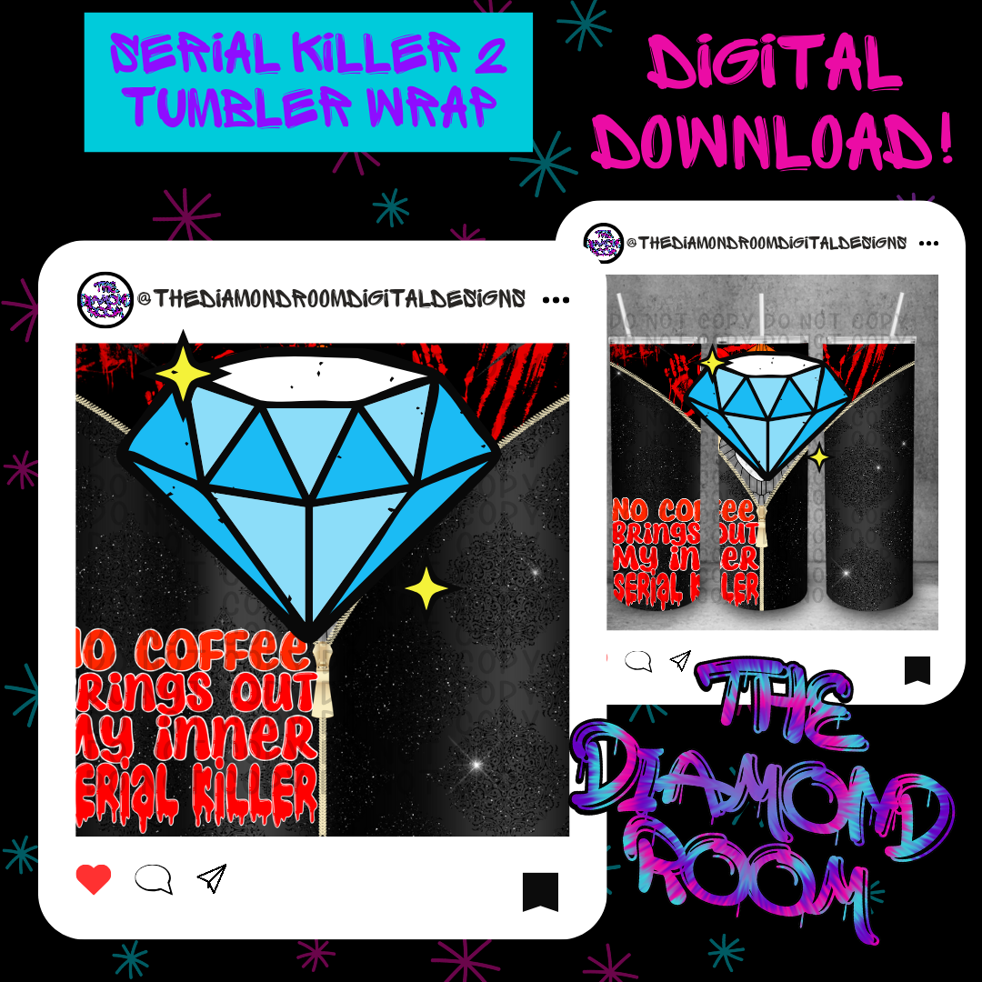 Serial Killer 2 Tumbler Wrap