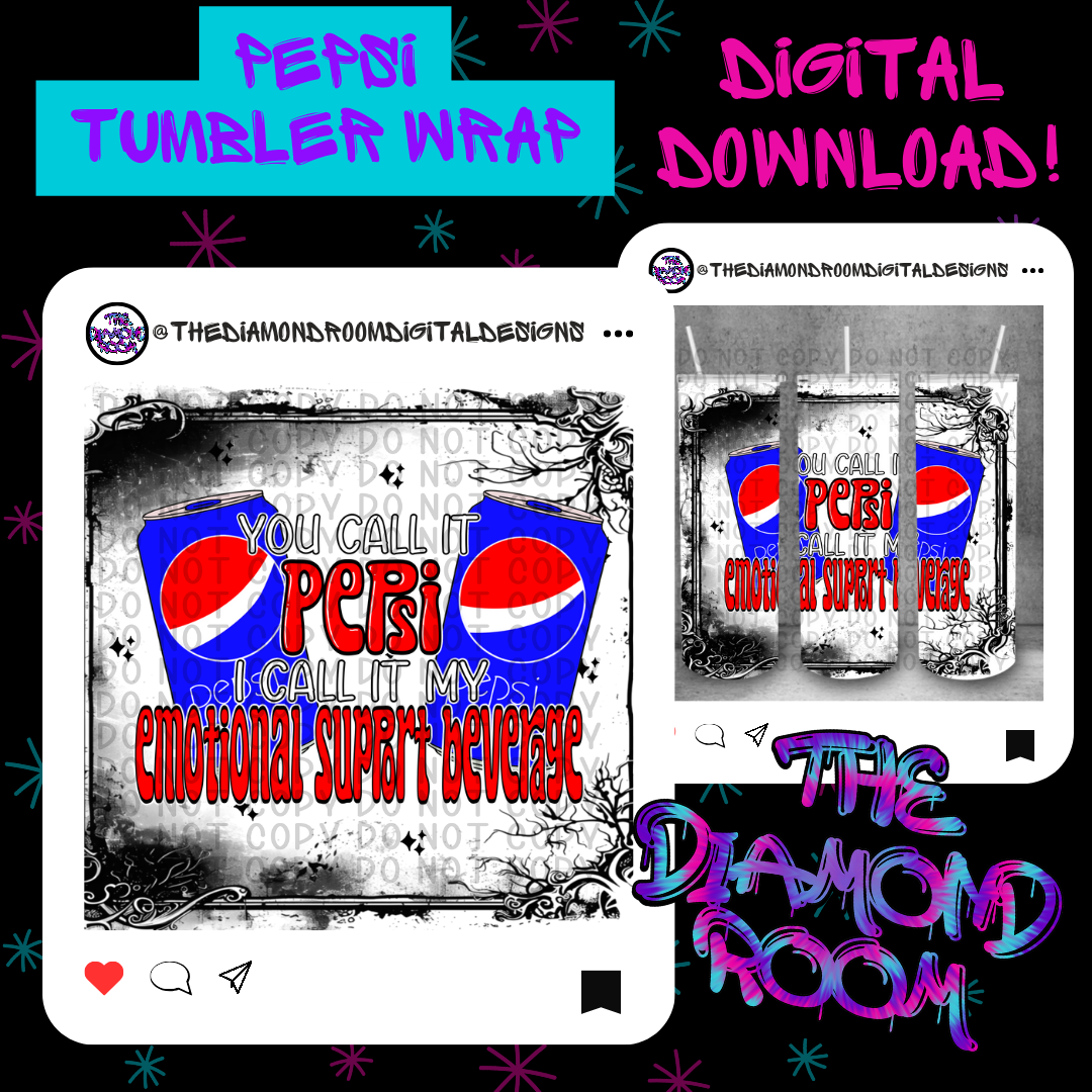 Pepsi Tumbler Wrap