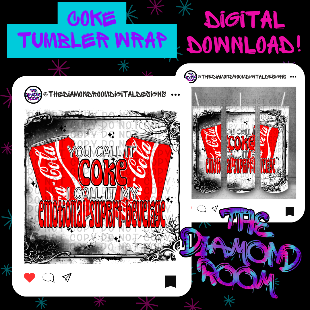 Coke Tumbler Wrap