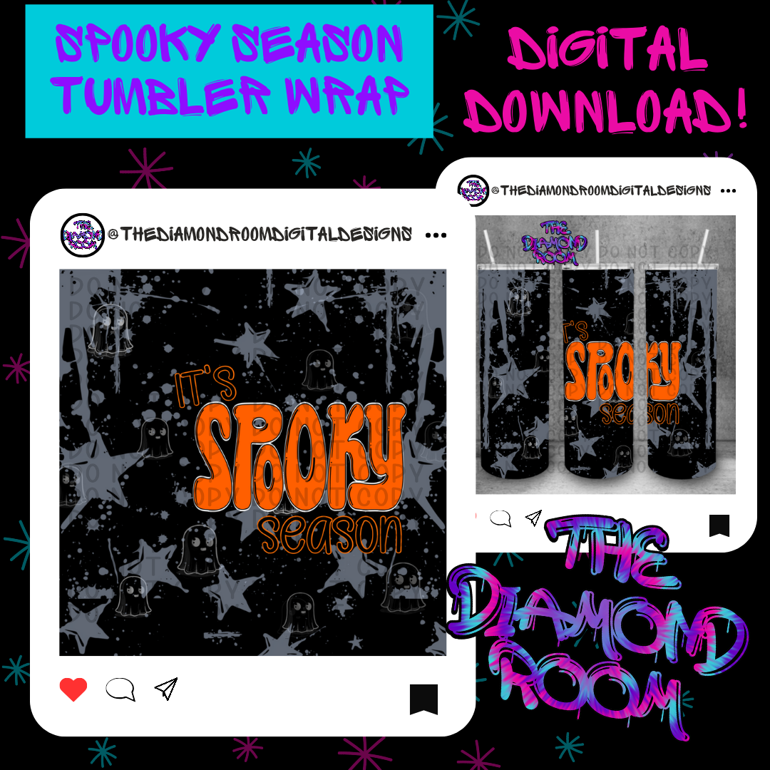 Spooky Season Tumbler Wrap