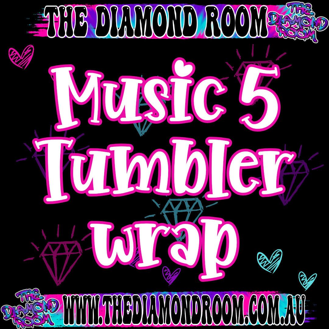 Music 5 Tumbler Wrap