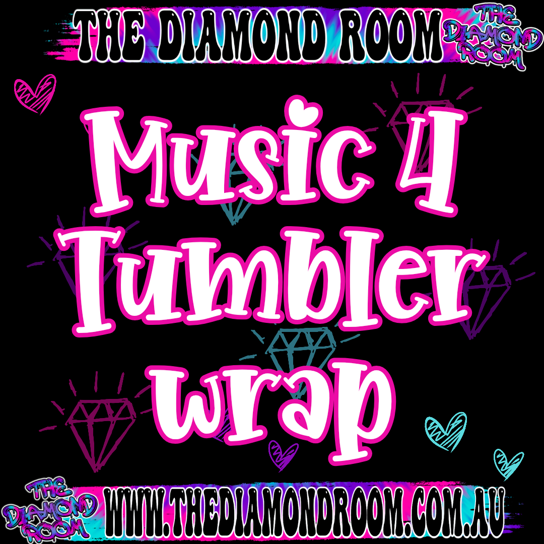 Music 4 Tumbler Wrap