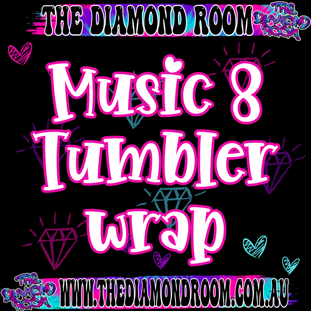 Music 8 Tumbler Wrap