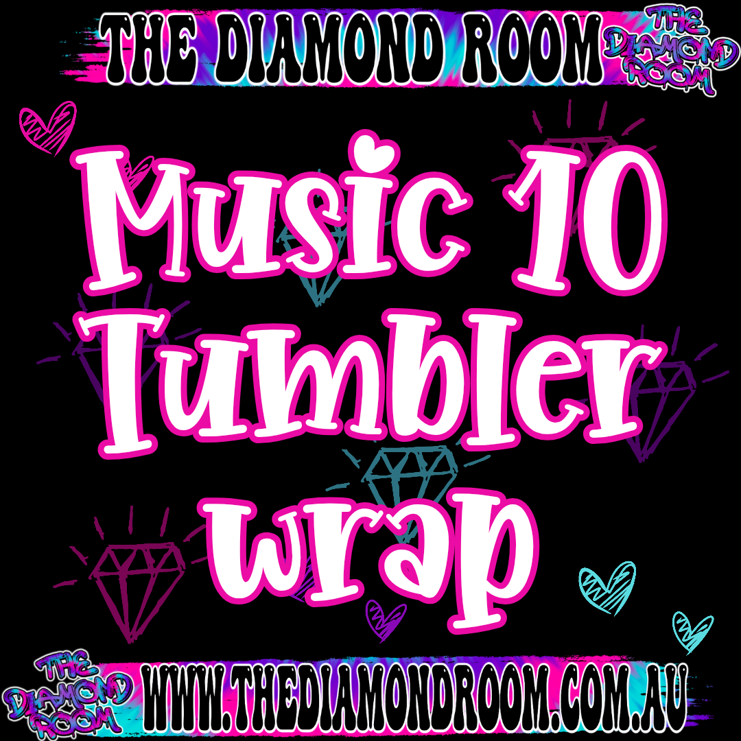 Music 10 Tumbler Wrap